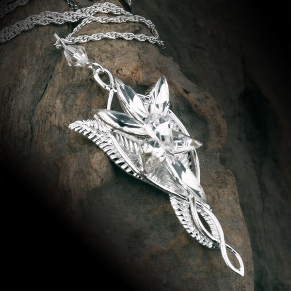 Colar da Arwen Estrela Vespertina Evenstar de O Senhor dos Anéis