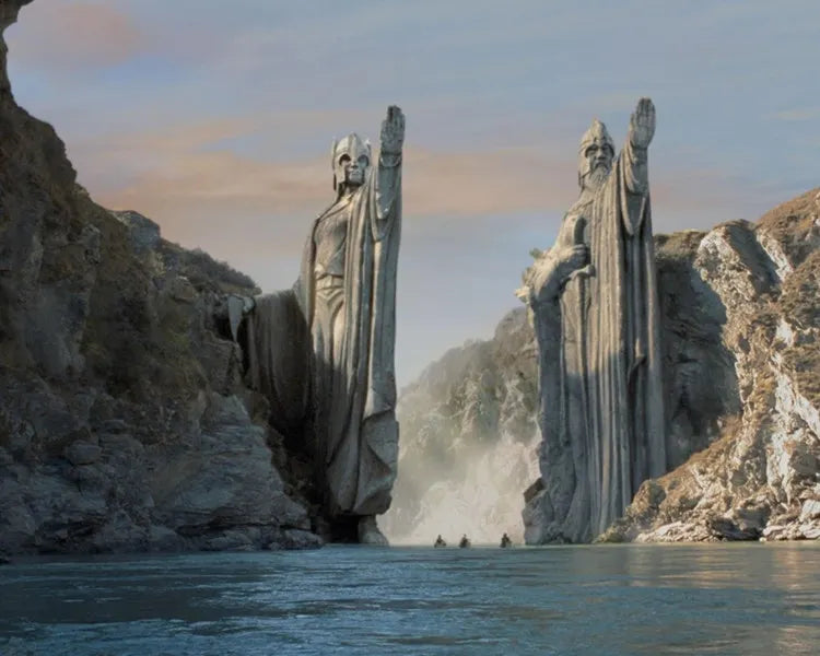 Action Figure Réplicas Estatuas Argonath de O Senhor dos Anéis